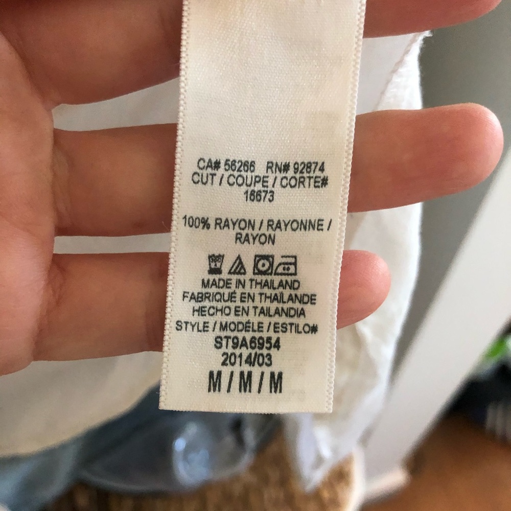 Splendid White Button Down Size Medium - image 6